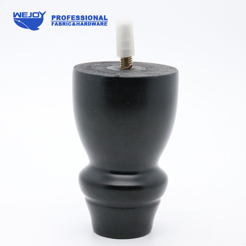 Wejoy Modern Solid Wood Gourd Bed Legs Simple Design for Sofa Coffee Table Chair Support Wholesale Furniture Accessories