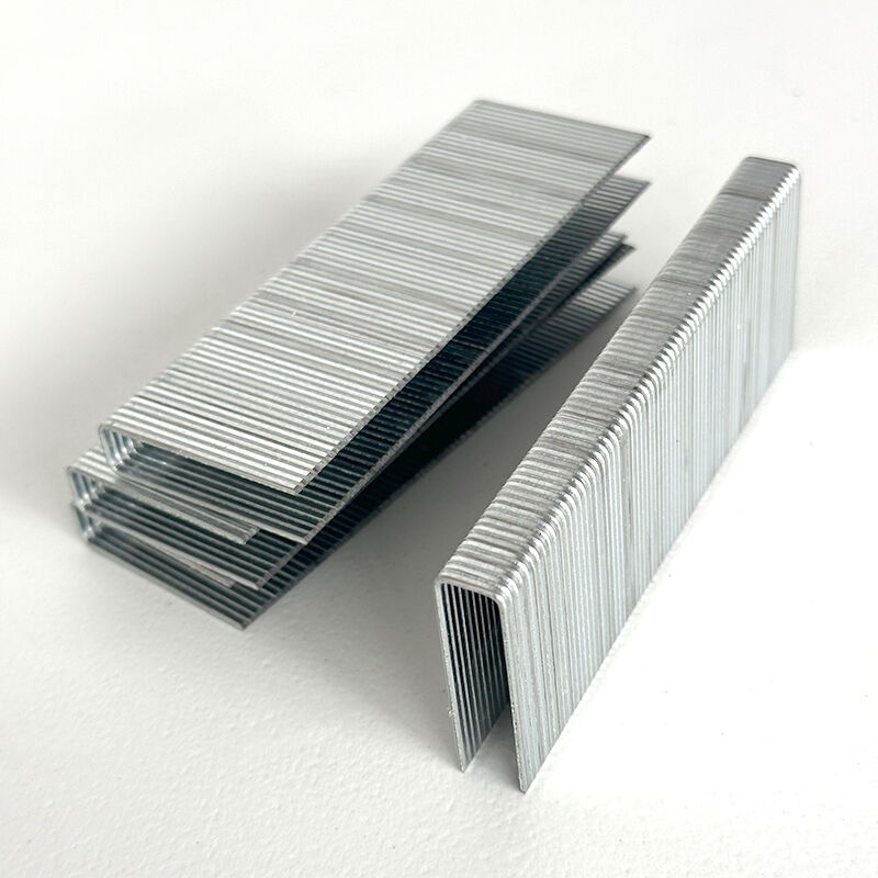 مسامير هوائية على شكل حرف U من سلسلة وي جوي N Series الموديل N838، مقاس 21 غوج، بطول ساق ٨ مم، مخصصة لتركيب الأثاث الخشبي الصلب، وتندرج ضمن فئة المسامير الكبيرة والأجهزة السريعة التثبيت.