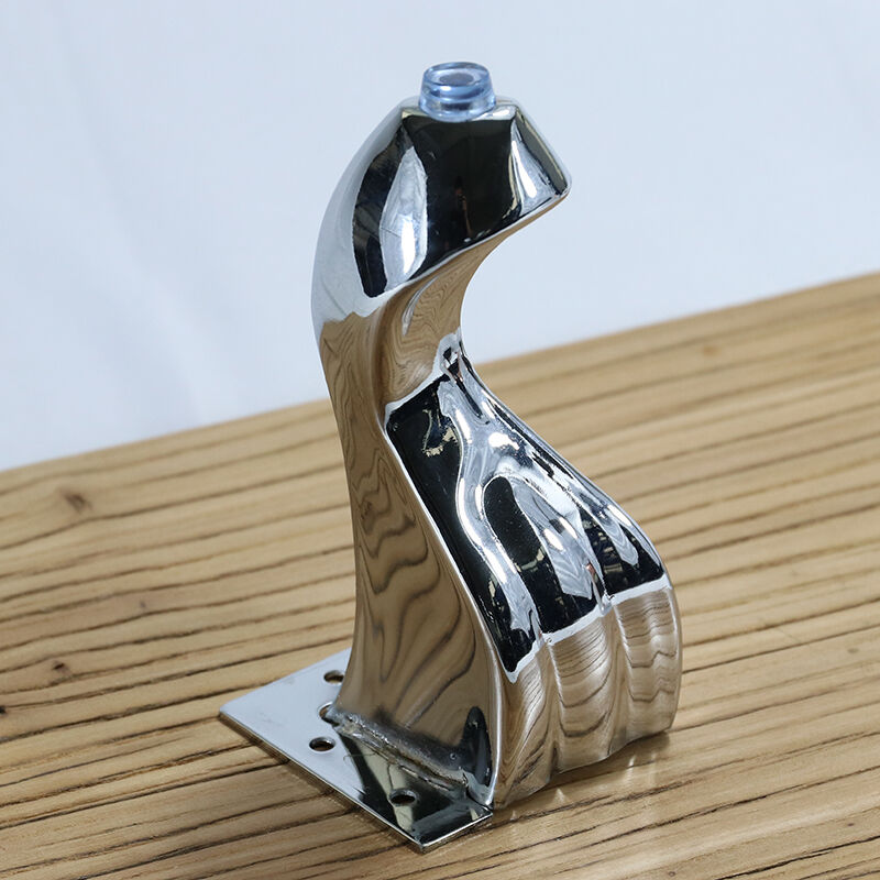 Wejoy-fabriek moderne Pies vir Meubels Metaal Chroom Anna Queen Been Yster Meubelbene Sofabespuitings Hardeeware