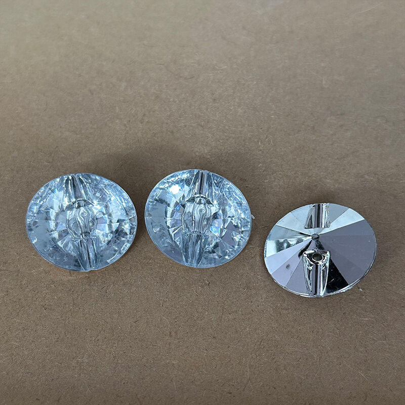 Wejoy Plastic Crystal Satellite Style Upholstery Button for Home Decor