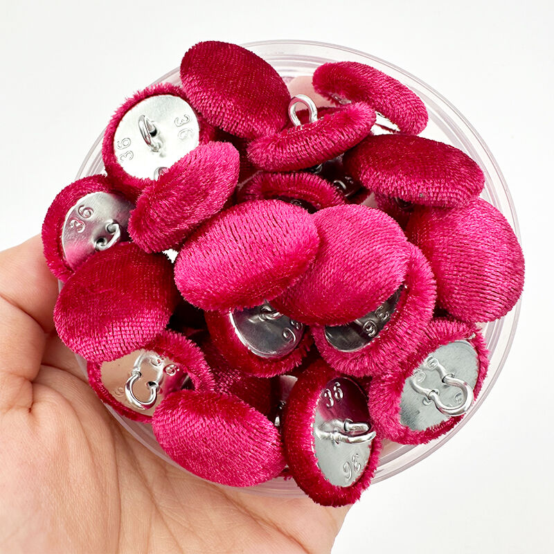 Wejoy #36 20.5mm Metal Furniture Accessories Sofa Button with Fabric Covered