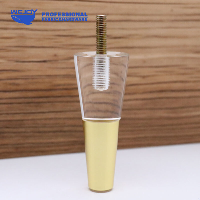 Wejoy China Furniture Accessories Fittings ACRYLIC Plastic Cabinet Leg Acrylic Sofa Legs