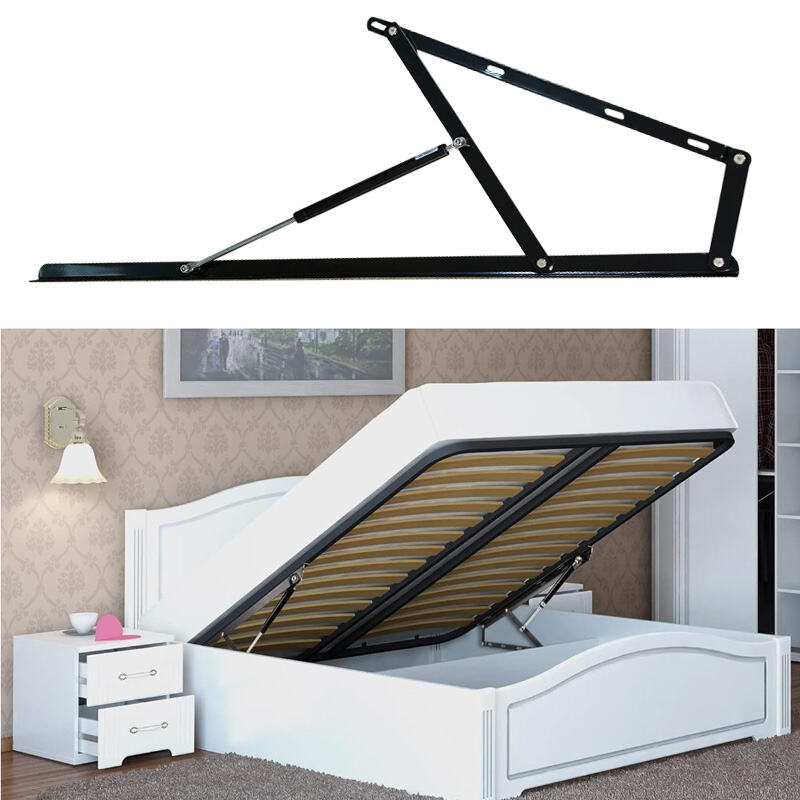 Wejoy 120cm Length 60KG Steel Gas Lift Bed Lift Mechanism with Hydraulic Support Rod