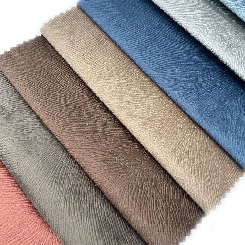 Wejoy 200gsm polyester burnout printed velvet embossed fabric for furniture upholstery