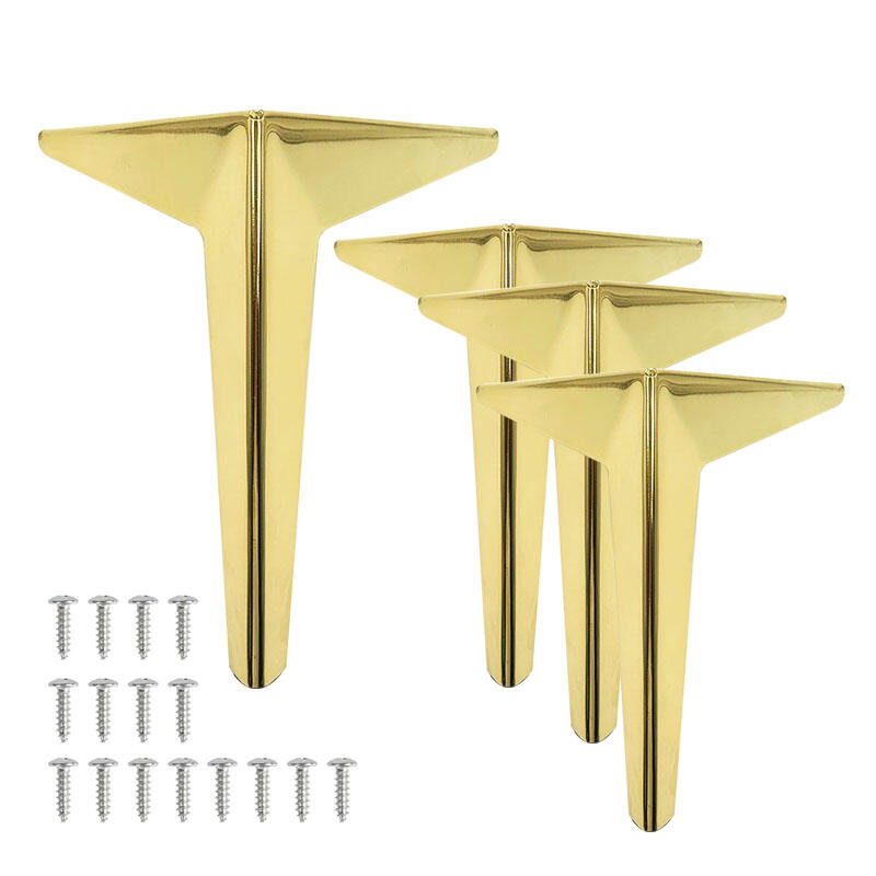 वीजॉय Y-आकार के लोहे के धातु फर्नीचर पैर, 20 सेमी सोफा पैर सहारा