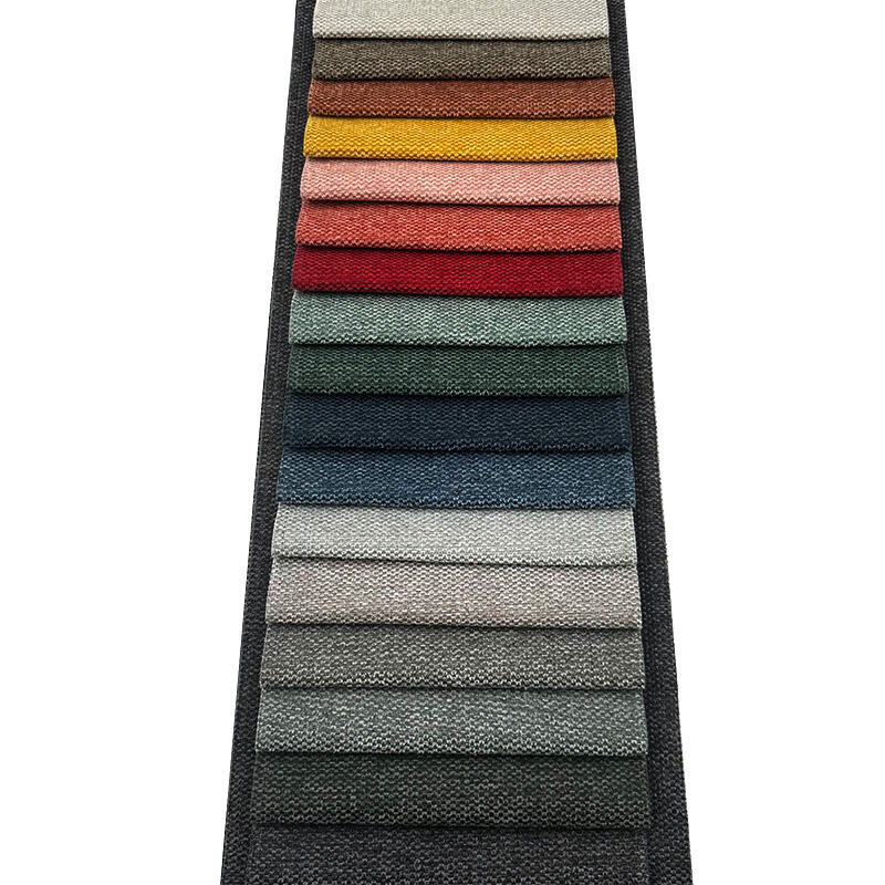 Wejoy Shaoxing 360gsm Polyester Faux Linen Fabric for Upholstery Sofa Cushion