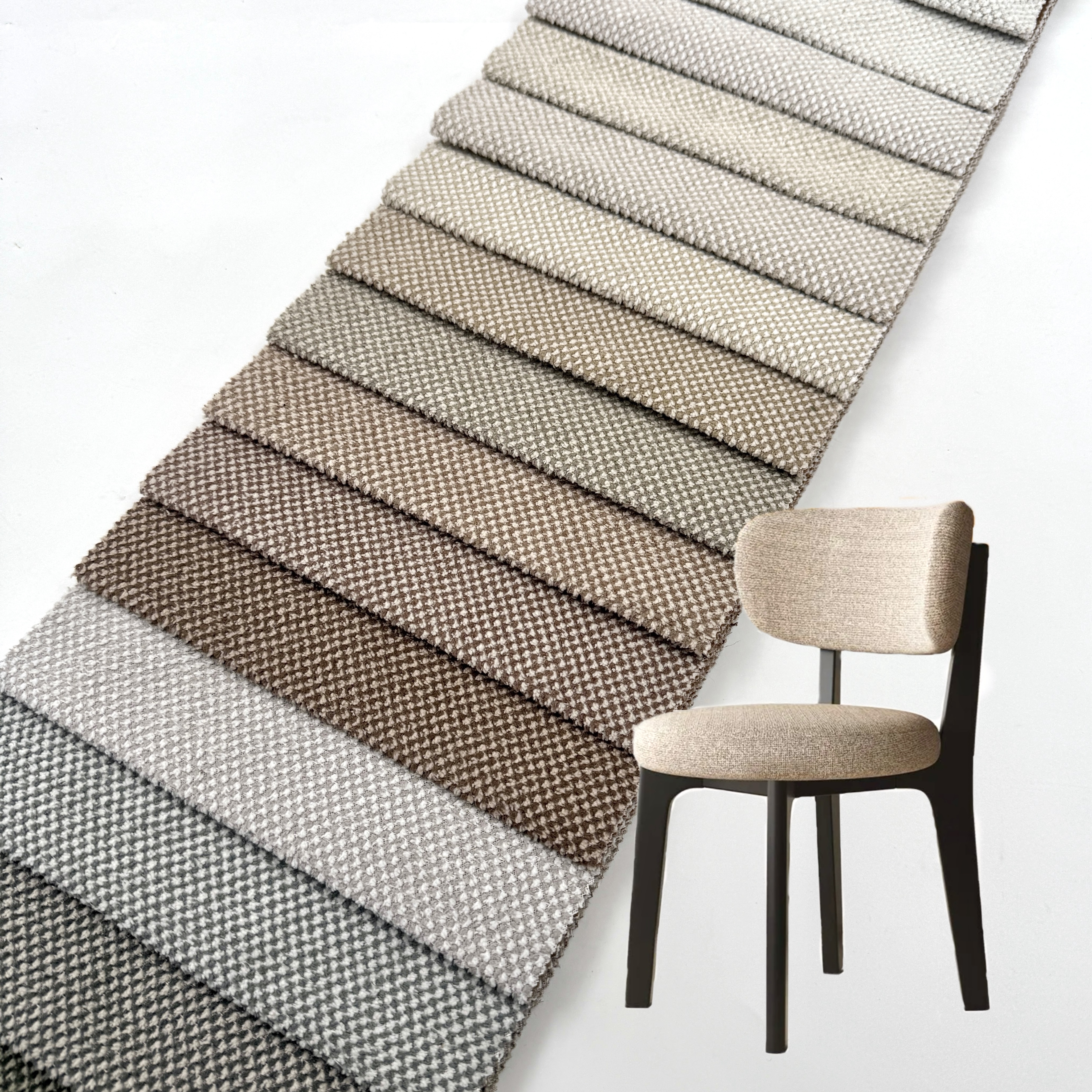 نسيج وي جوي الجديد المصمم حسب الطلب، مكوّن بالكامل من البوليستر بنسبة 100%، نسيج محبوك ومُصبغ للبيع بالجملة، مناسب لتغليف الكنب