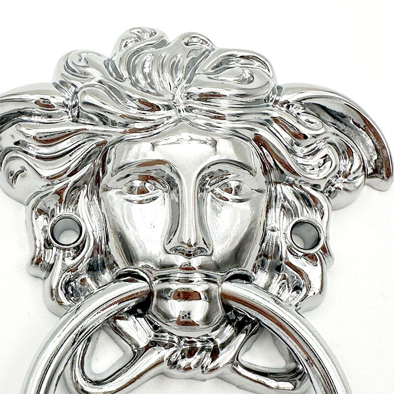 Poignées de meuble Wejoy en forme de visage humain | Poignées à bague dorées et argentées | Poignées anciennes pour portes de meuble, vente en gros