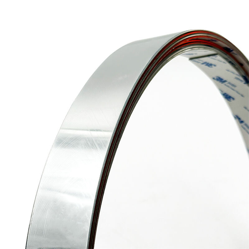 Wejoy Silver Edge Wrapping Adhesive Self Adhesive Decorative Strips Acrylic Edge Banding