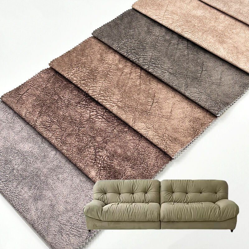 Wejoy Factory 360GSM Polyester Printed Pattern Velvet Fabric for Sofa Upholstery