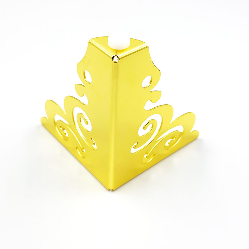 Wejoy 13cm Height Hollow Flower Feet Nordic Metal Furniture Cabinet Legs