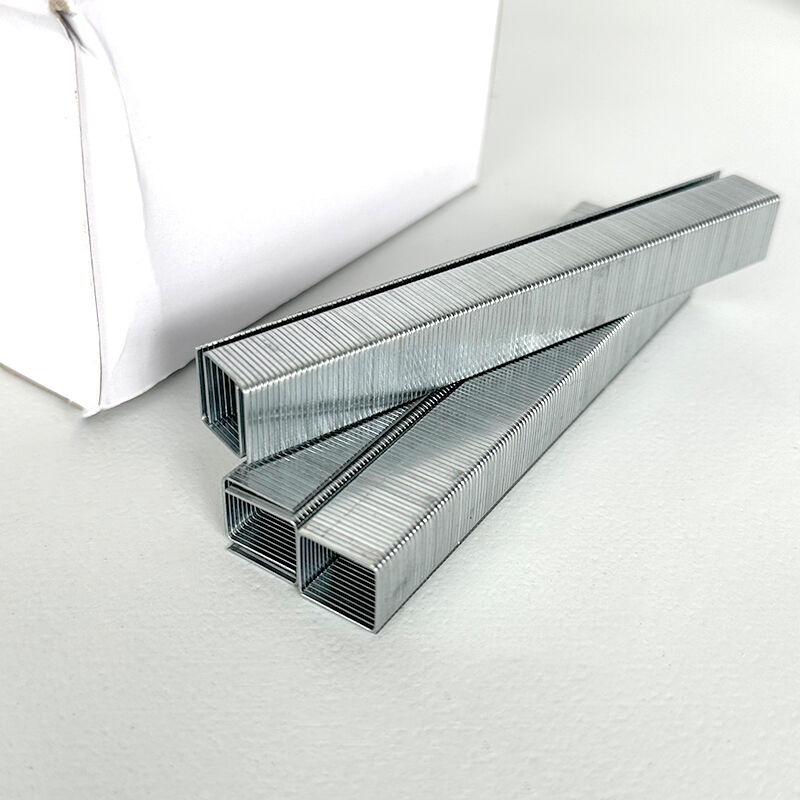 Wejoy 8014 Staple 14mm Leg Length Stainless Steel Code Nail Upholstery Staples Fine Wire Crown Staple Pneumatic Gun Nail Furniture Sofa U Shaped Nail Hardware Fastener