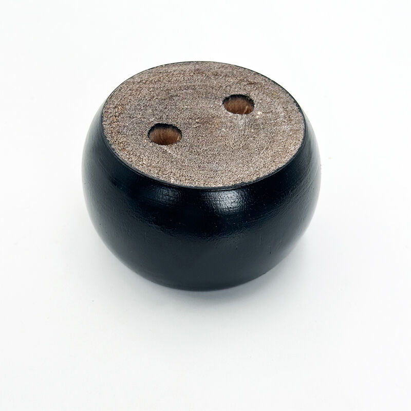 Wejoy Customized Three Color Choices 4.5cm Height Round Wooden Legs for Table Cabinet