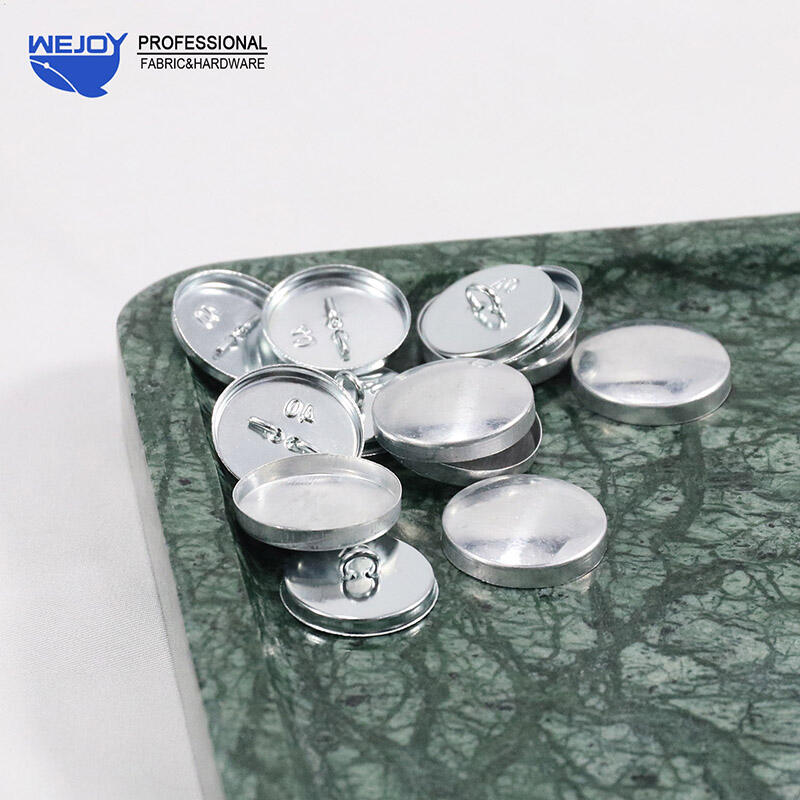 Wejoy Free Sample Furniture Hardware Parts 24mm Decorative Snap Self Cover Button for Sofa