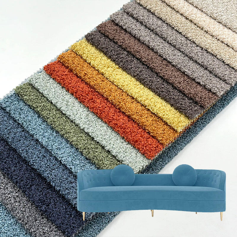 Wejoy Wholesale 400gsm Teddy Velvet Fabrics Upholstery Fabrics