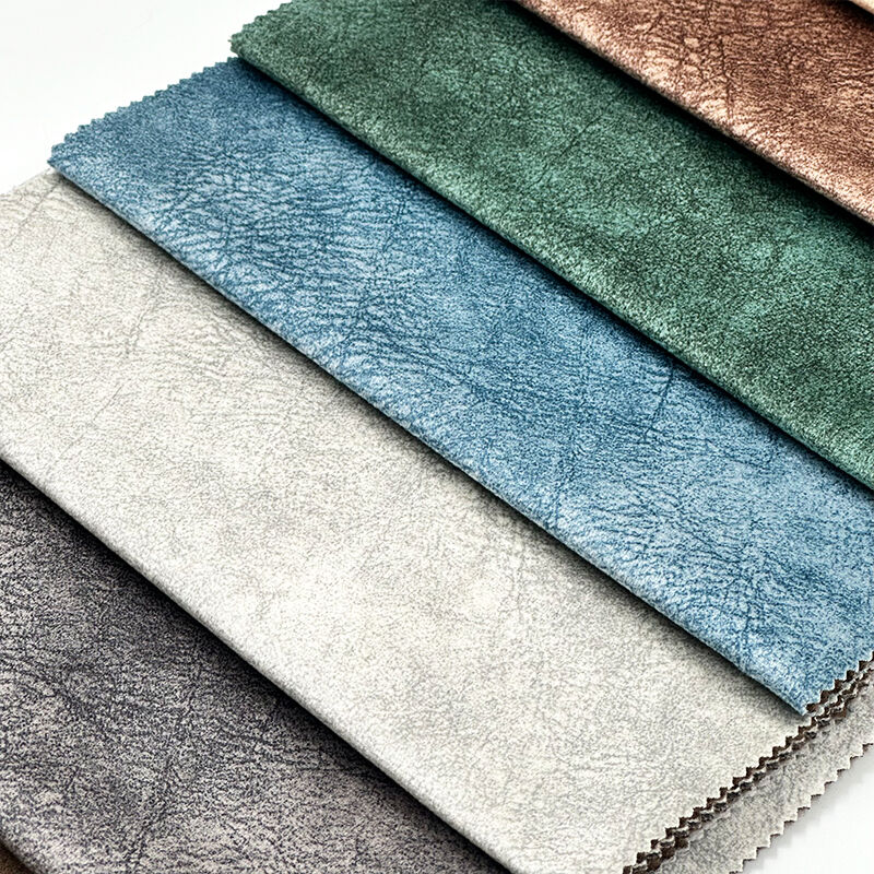 Wejoy Quality 380gsm Texture Printed Velvet Fabrics for Furniture Upholstery