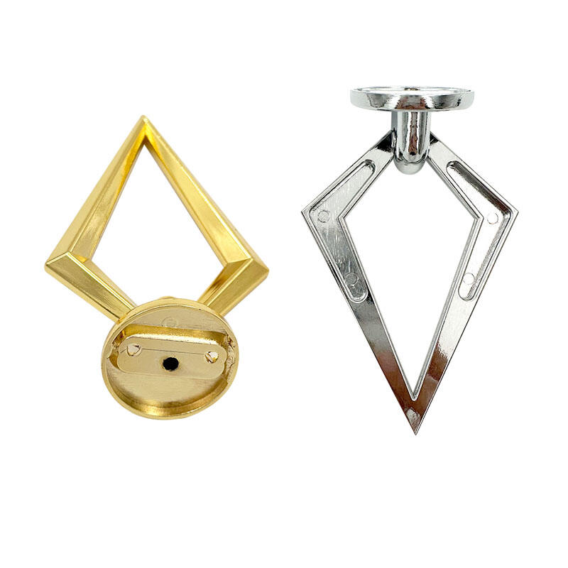 Poignées d'armoire Wejoy en forme de diamant, poignées métalliques texturées à nervures, quincaillerie argentée, dorée ou noire pour bureau