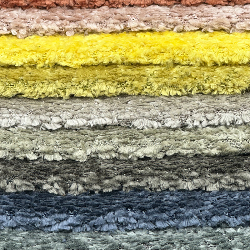 Wejoy Comfortable Casmir Long Haired Loop Yarn Chenille Fabrics for Upholstery Sofa Chair