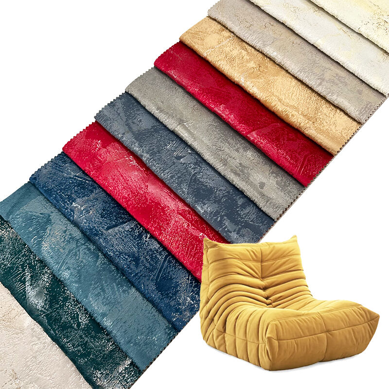 Wejoy Hot Sell Home Textile Upholstery Bronzed Velvet for Curtains Fabric Sofa Velvet
