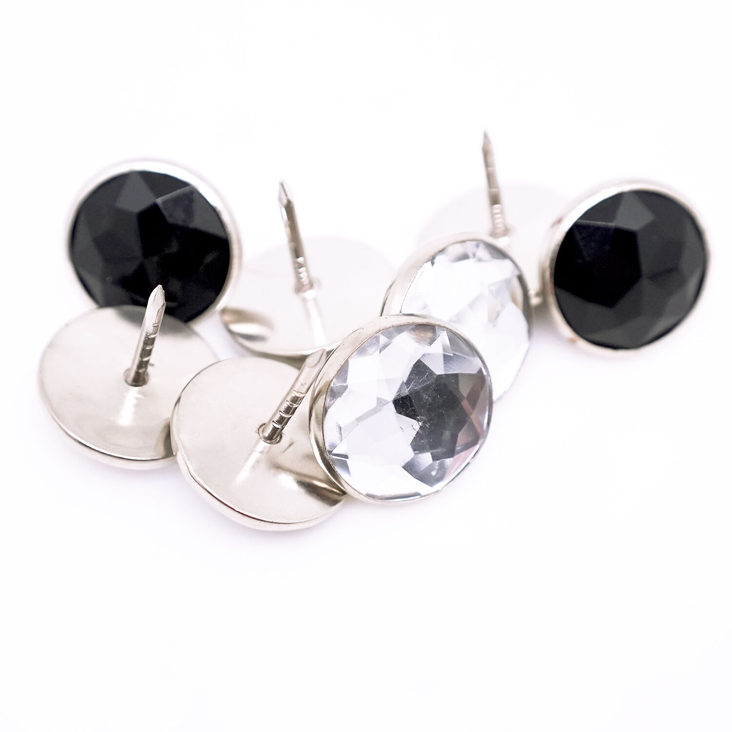 Wejoy Factory White Black Diamond Crystal Upholstery Nails Buttons Decoration Furniture Accessory