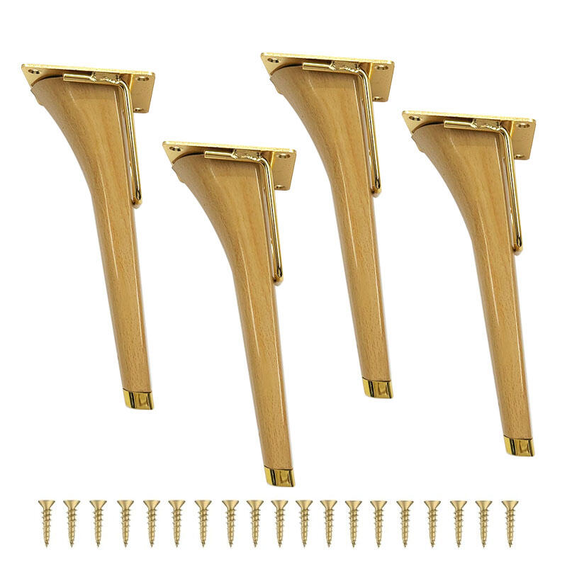Wejoy Modern Wooden Like Golden 20cm Height Metal Leg for Sofa Table