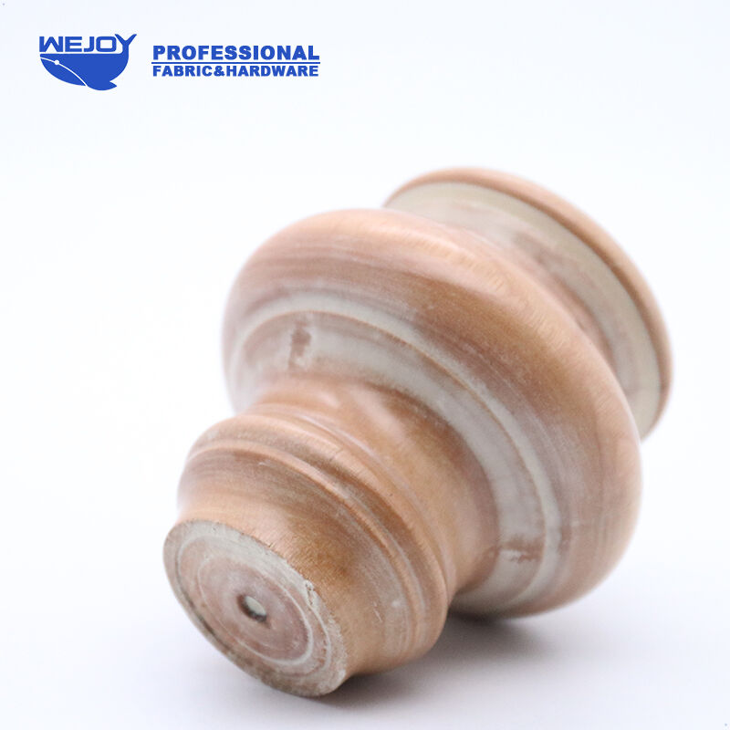 Wejoy Modern Design Round Wood Gourd Couch Settee Legs Supports for Sofa Home Living Room Accessories