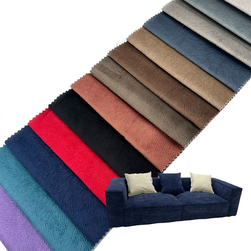 Wejoy 200gsm polyester burnout printed velvet embossed fabric for furniture upholstery