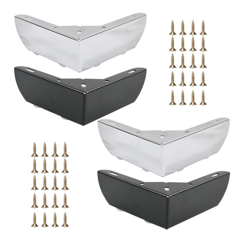 Wejoy Modern Tapered Luxury Sofa Legs Gold Chrome Bed Cabinet Metal Furniture Support Steel Feet for Beds & Sofas Iron Material