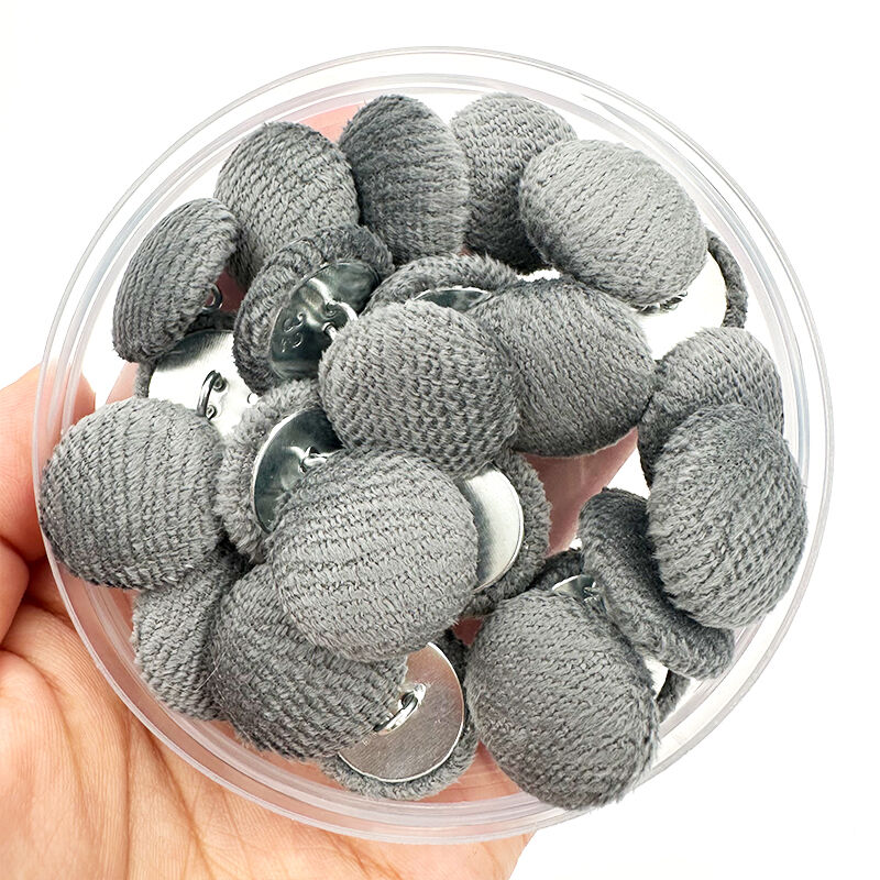 Wejoy Multiple Color 17.8mm Button 19mm Cover Fabric Covered Button for Upholstery