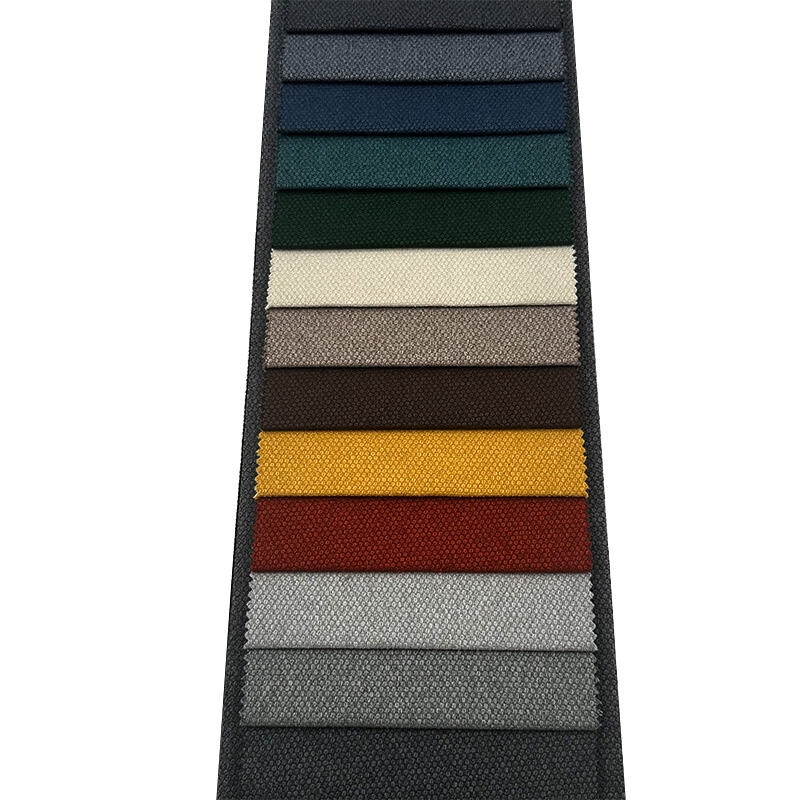 Wejoy Wear-resistant 100% Polyester 290gsm Faux Linen Fabric for Sofa Upholstery