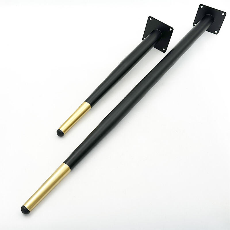 Wejoy Steel Metal 30cm 100cm Steel Gold Black Coffee Dining Table Legs Metal Furniture Tapered Table Conical Table Legs