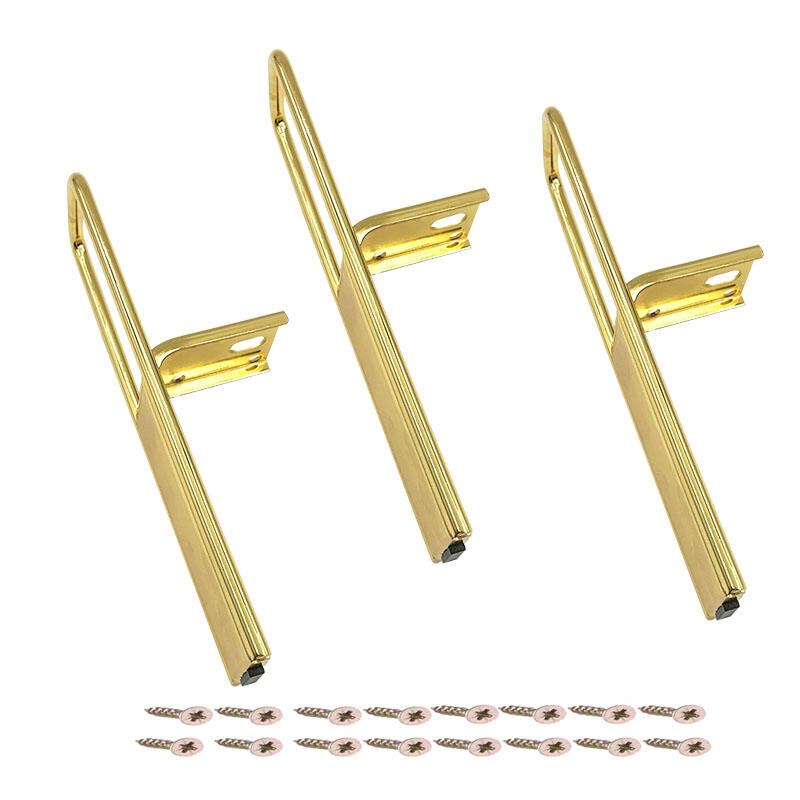 वीजॉय समकालीन शैली के धातु फर्नीचर पैर, सुनहरे टेबल, कुर्सियाँ, सोफा पैर, बाथरूम कैबिनेट के पैर