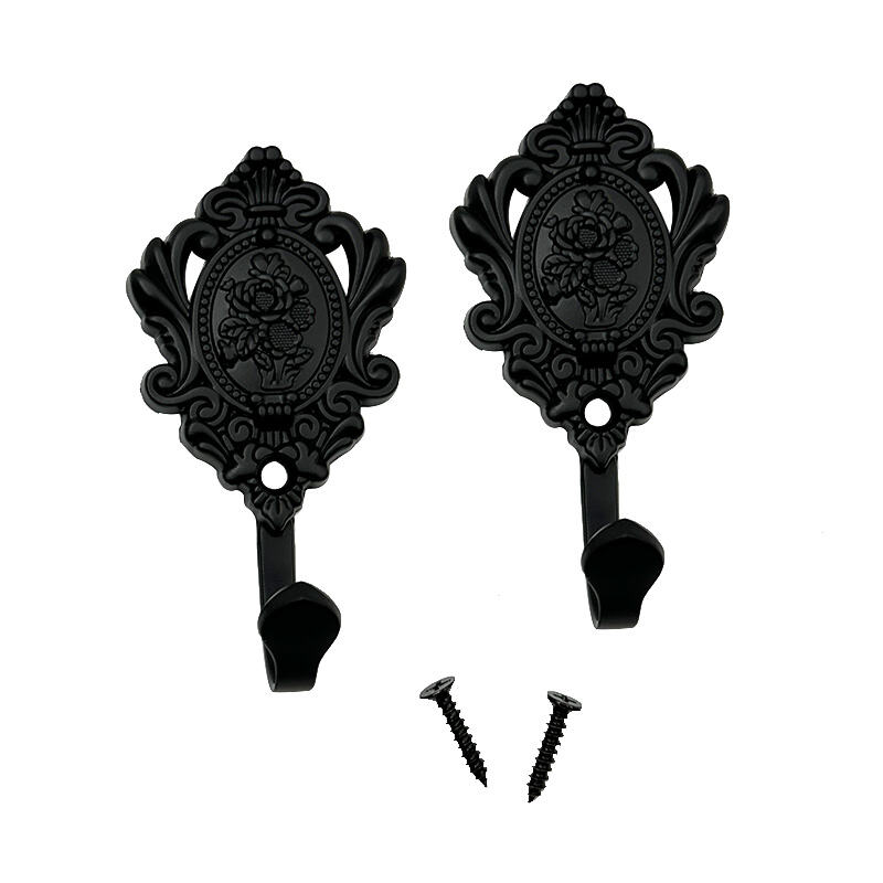 Wejoy Yurub Classic Fan qaab Iron Curtain Hook Wall Mount Xirxirida Xirxirida Xirxirida Xirxirida Xirxirida Xirxirida Xirxirida Xirxirida Xirxirida