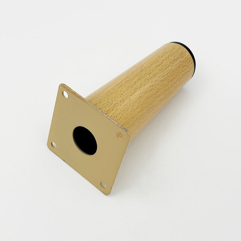 Wejoy Modern Inclined Wooden Look Like Metal Iron Material Sofa Corner Legs for Bench