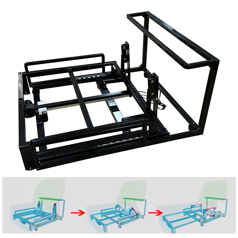 Elektrický skládací mechanismus pro gaučovou postel Wejoy, kovový nosný rám pro gauč, systém prken pro gaučovou postel pro převoditelné nábytkové rámy
