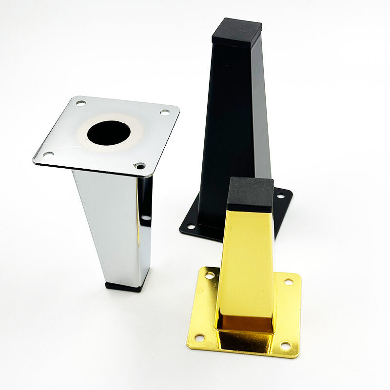 Wejoy Square Cone Type 10cm 12cm 15cm Height Multi Color Choices Cabinet Legs Metal Sofa Legs
