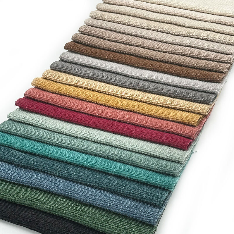 Wejoy New Arrival Customized 285gsm Check Pattern Chenille Fabrics for Upholstery Covers