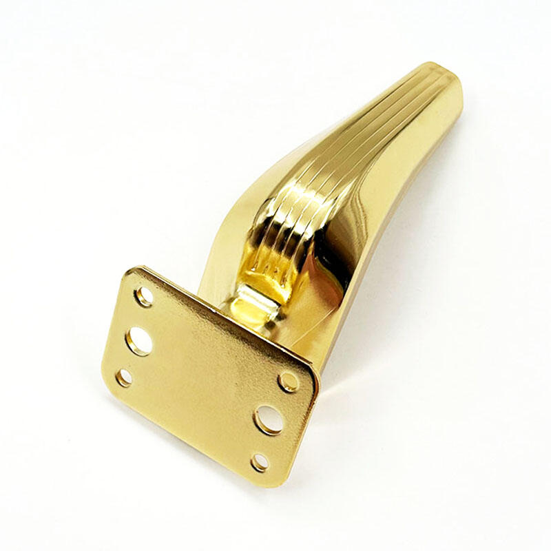 Wejoy Wholesale New Design 15cm Height Golden Color Sofa Leg Furniture Leg