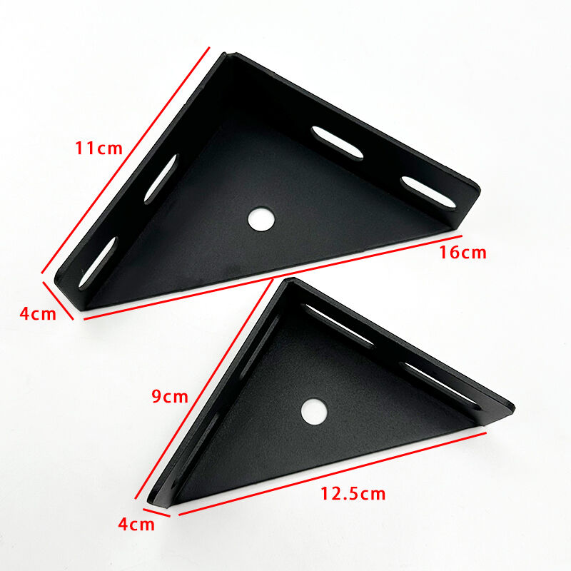 Wejoy Furniture Connection Right Angle Bracket Bed Hinges Heavy Duty Corner Brace Stainless Steel Joint Connector for Bedhead Fixation Cabinet Assembly Wood Furniture Flat Pack Hardware