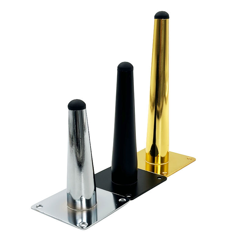 Wejoy China Factory Furniture Hardware Sofa Accessories Parts Straight Modern Chair Feet Steel Sofa Legs Metal Table Leg