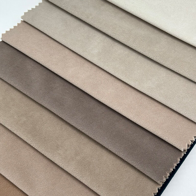 Wejoy Home Textile Upholstery Fabric Soft Velvet 100%Polyester Solid Velvet Fabric for Furniture Sofa