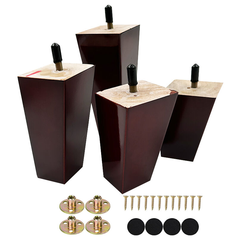 Wejoy square Shape 8cm 10cm 12cm 15cm Height Sofa Leg Wood for Chair Table