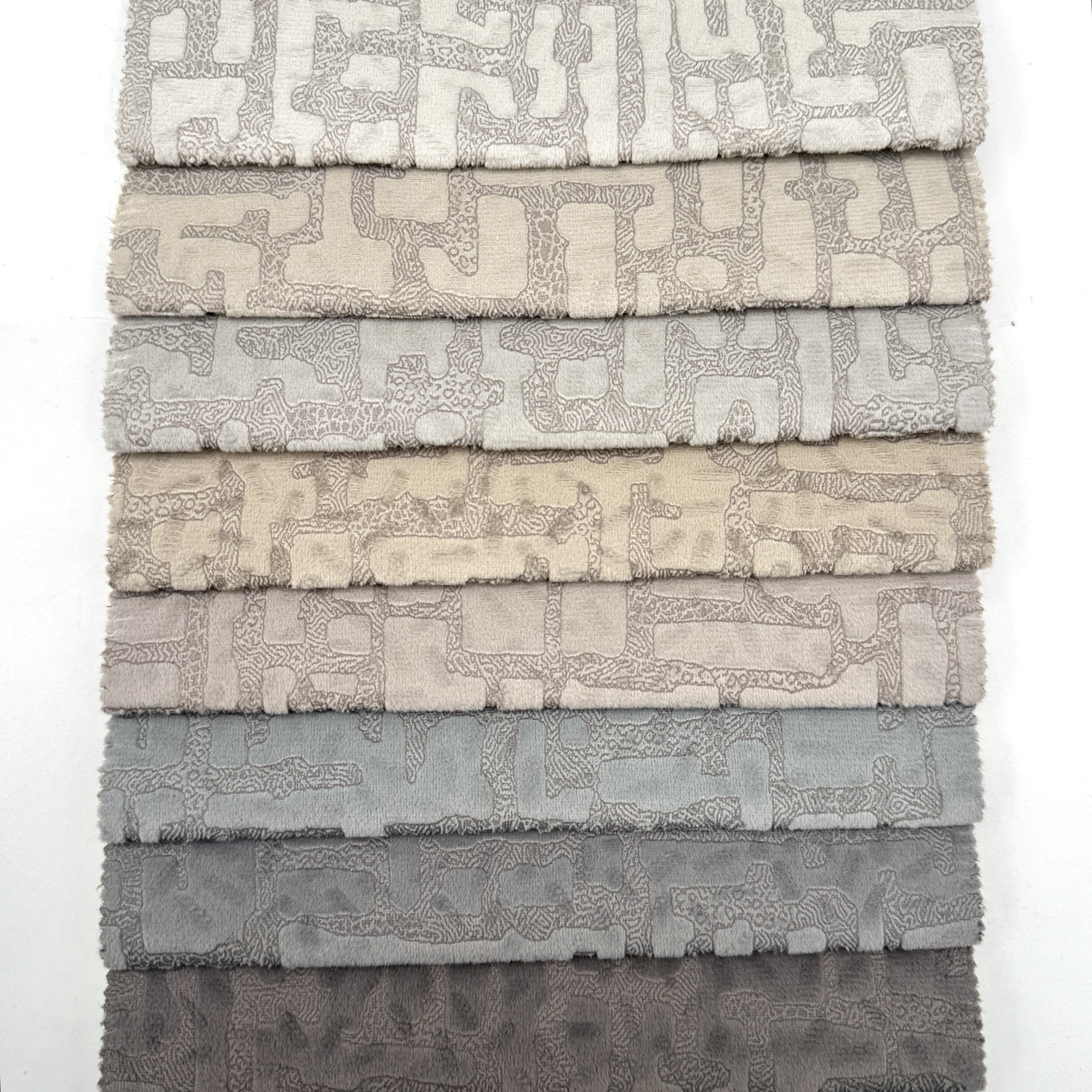 وي جوي – أفضل مبيعات النسيج المنزلي: قماش أريكة مخملية مقاوم للماء ومُنفَّذ بتقنية النقش ثلاثي الأبعاد المطاطي، وزنه ٢٩٠ غ/م²، قماش تنجيد لأرائك المخملية