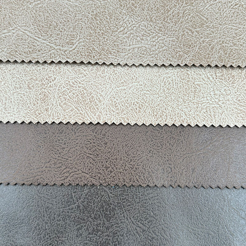 Wejoy Hot Sale Imitation Pvc Leather Velvet Fabric Synthetic Leather Textile for Sofa