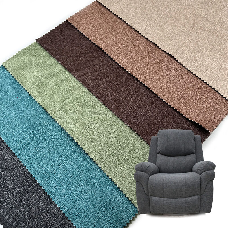 Wejoy Wholesale 300gsm Polyester Embossed Pattern Velvet Fabric Sofa Fabric