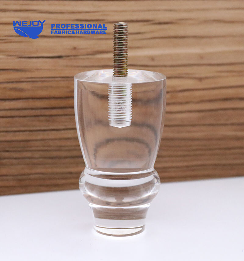 Wejoy New Design Wholesale Sofa Leg Transparent Acrylic Table Legs for Furniture Accessories