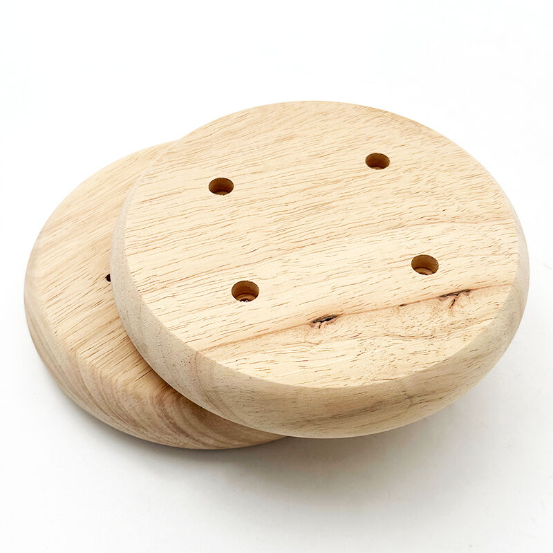 Wejoy Furniture Parts New 3cm Height Solid Wood Legs for Sofa Table