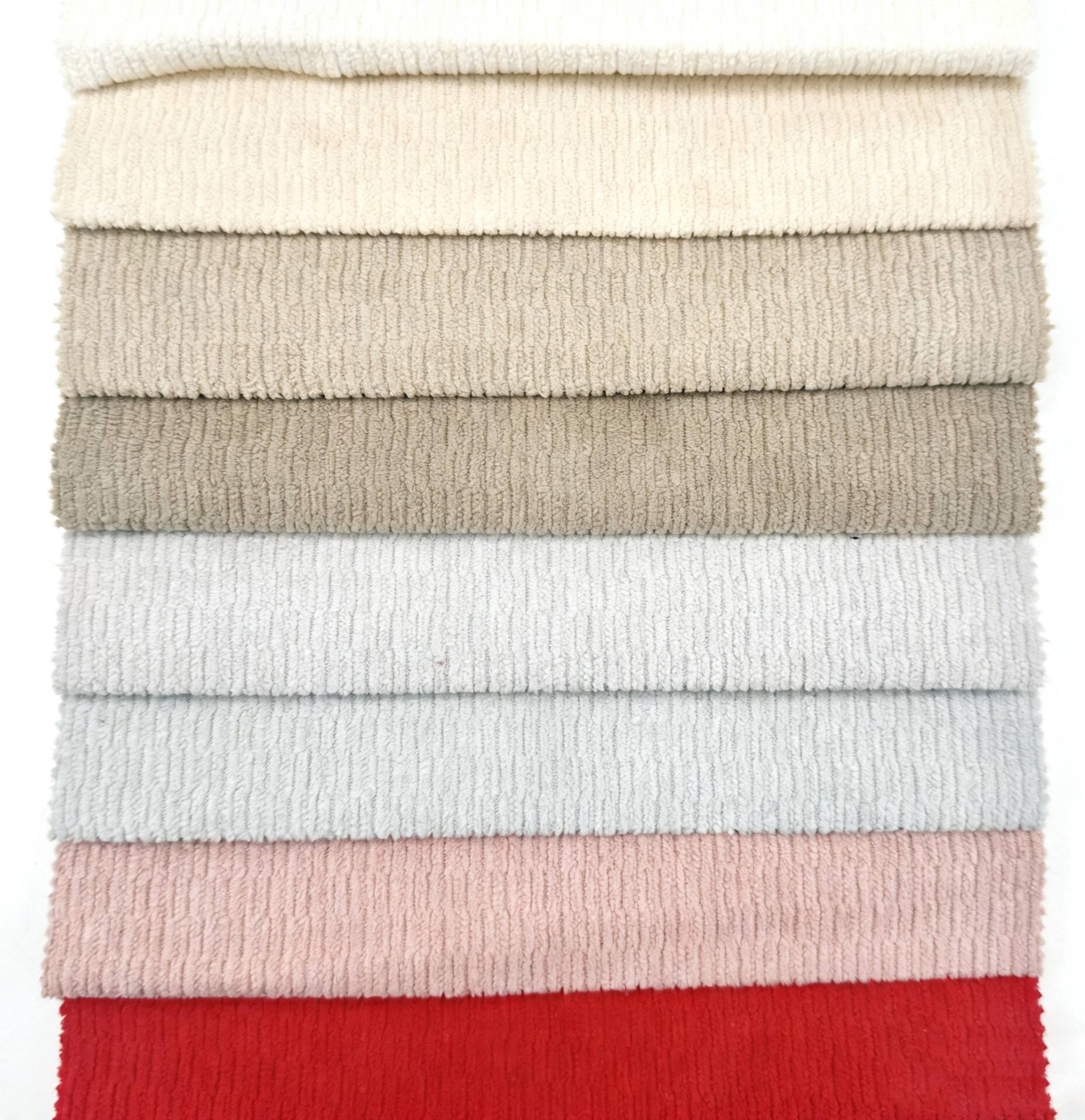 وي جوي، نسيج كوردويا عالي الجودة ذي التعرجات الطولية، وزن ٢١٠ غ/م²، نسيج فيلفت ناعم للأرائك، يستخدم لتغطية الأثاث، نسيج كوردويا لتغطية الأثاث