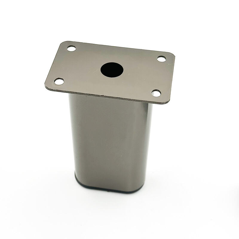 Wejoy Steel Chrome Metal Sofa Cabinet Bench Legs Gun Black Bed Legs Midcentury Dining Kitchen Living Room Bathroom Furniture