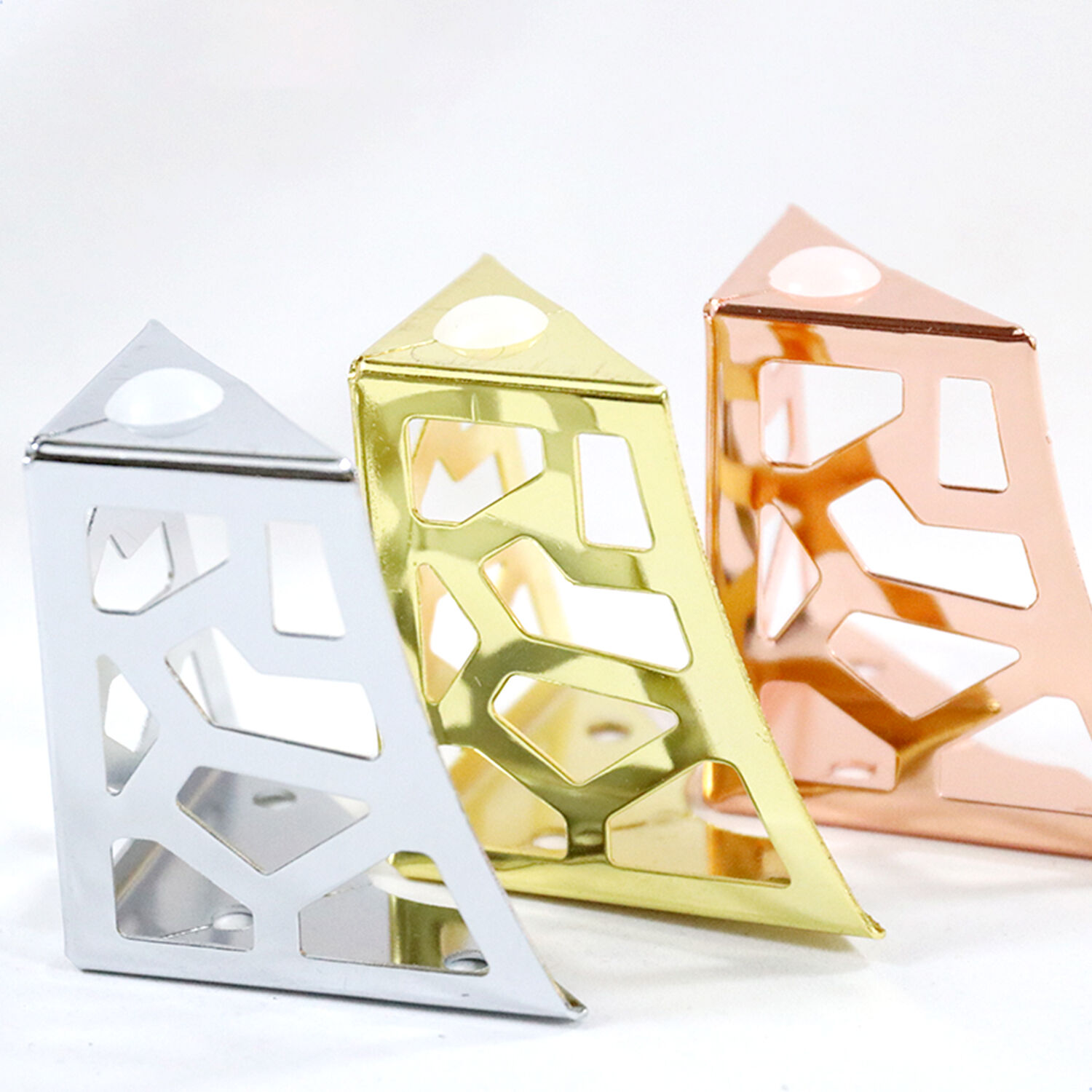 Wejoy Wholesale 115mm Rose Gold Industrial Metal Table Chair Legs for Furniture